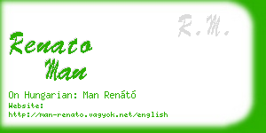 renato man business card